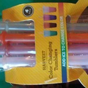 Color changing tumblers